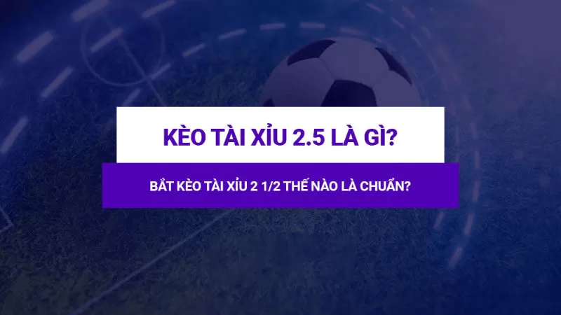 kèo tài xỉu 2.5 là gì