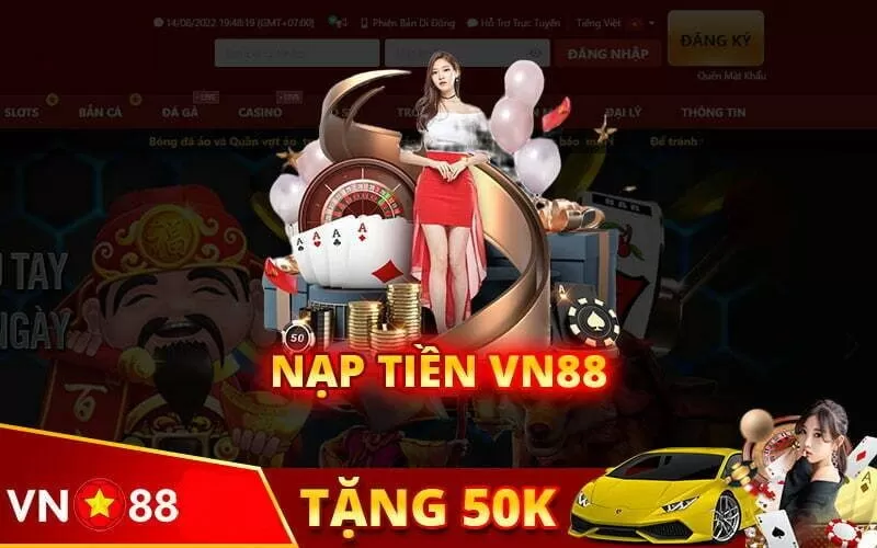 Nạp tiền vn88 như thê nào